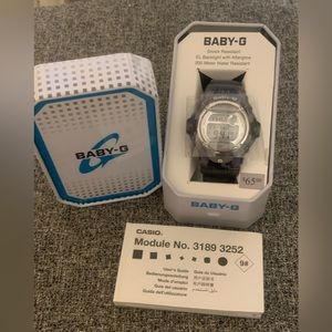 Casio Baby G Grey Transparent Watch